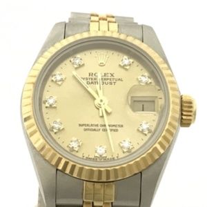 ROLEX LADY DATEJUST DIAMOND WATCH